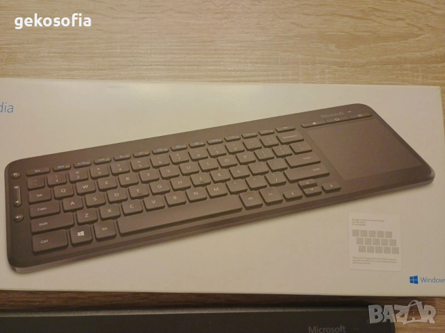 Майкрософт безжична клавиатура с тъч пад, снимка 6 - Клавиатури и мишки - 53933541