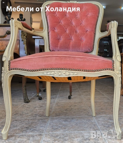 Кресло Луи 15-ти, снимка 8 - Дивани и мека мебел - 53782309