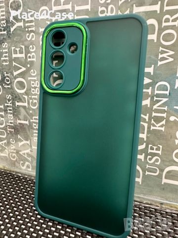 Силиконов калъф Matt за Samsung A54 green, снимка 3 - Калъфи, кейсове - 46082615