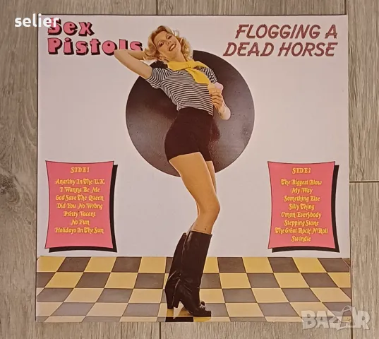 Sex Pistols ‎– Flogging A Dead Horse Холандско издание На плочата пише ,че е 1979г,но в discogs не д, снимка 1 - Грамофонни плочи - 48176046