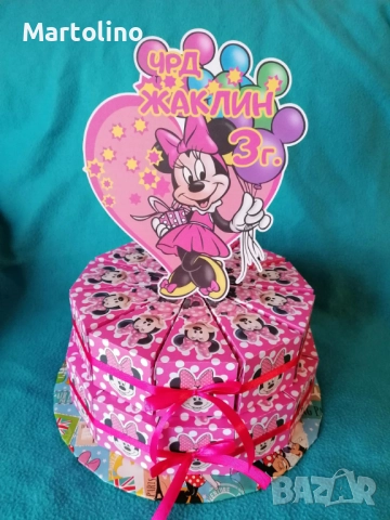 Картонена торта Мини Маус