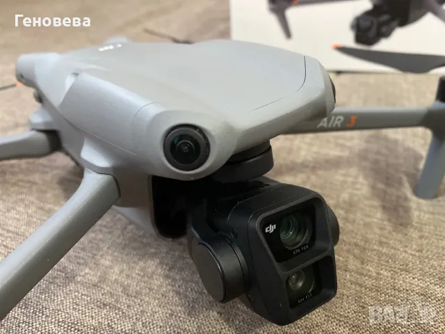 Дрон DJI Air 3 + RC-N2 като нов, снимка 4 - Дронове и аксесоари - 47626067