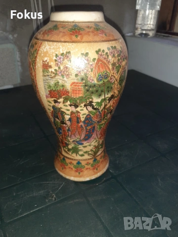 Стара ваза порцелан Сатцума