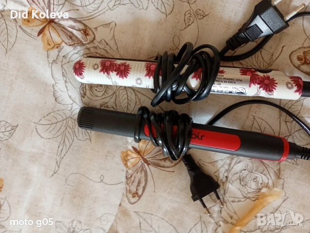 преси и четка за изправяне на коса