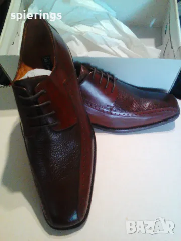 Продавам  мъжки  овувки"Bachrach" Цвят  кафяв  1 чифт размер 10 1/2 .US, снимка 8 - Официални обувки - 50200716