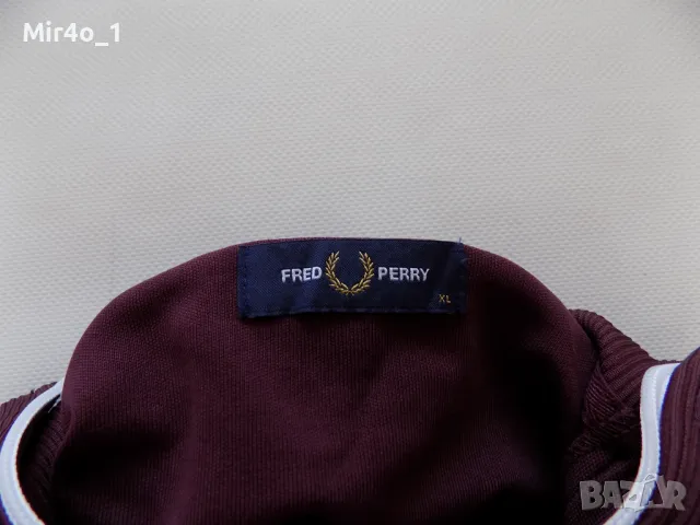 горнище fred perry суитчър блуза худи яке футболно спорт мъжко оригинал XL, снимка 5 - Спортни дрехи, екипи - 47727219