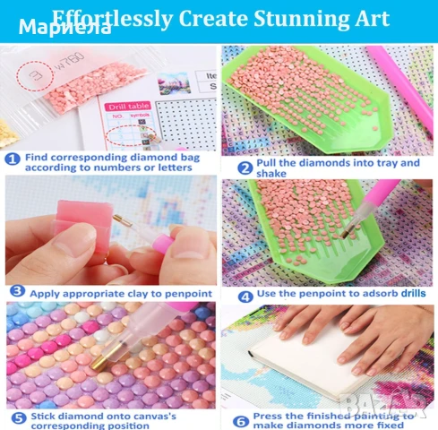 Комплекти за диамантена живопис TOCARE за възрастни с клен, есенен диамантено изкуство за възрастни, снимка 2 - Ръчно изработени сувенири - 50767956