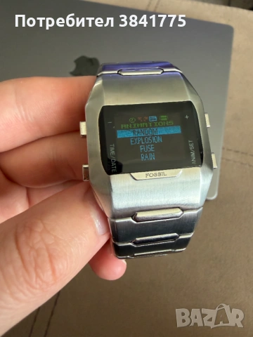 Fossil OLED JR-9465 рядък y2k стил, снимка 2 - Мъжки - 54255592