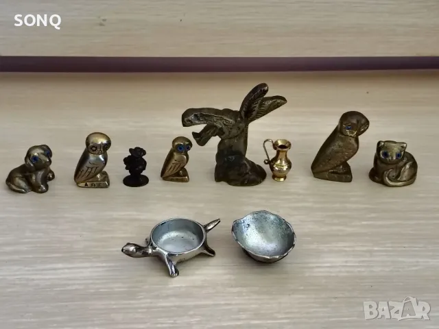 Колекционерски Лот Стари Бронзови Фигурки- Животни, снимка 7 - Колекции - 49746378