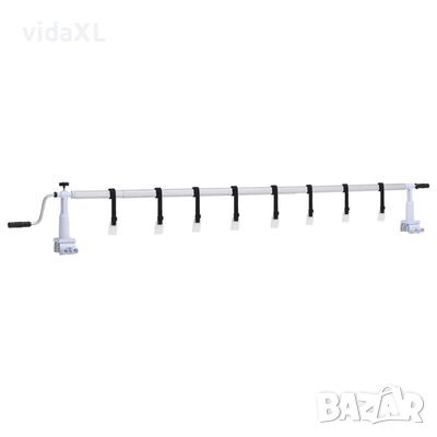 vidaXL Ролка за покривало на басейн с пластмасова основа(SKU:313996