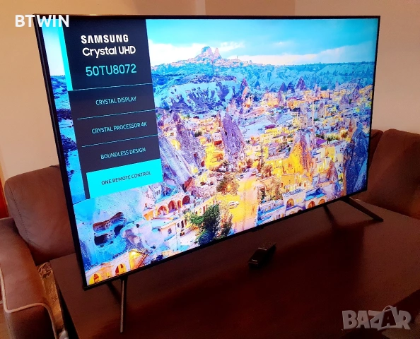 Телевизор - Samsung 50 ИНЧА - Smart - 4K - Ultra - HD - LED !, снимка 3 - Телевизори - 53166858