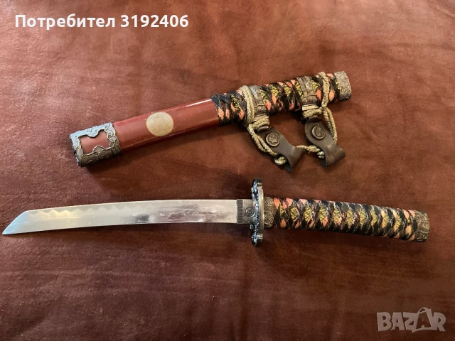 Изключително красив японски самурайски меч, снимка 2 - Други ценни предмети - 50506742