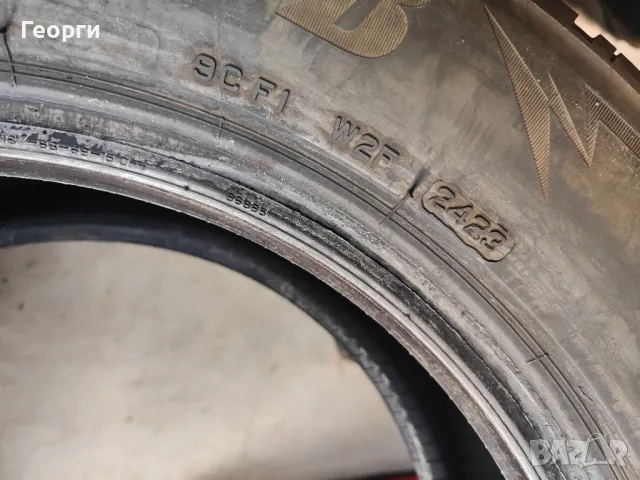 2бр.зимни гуми 215/60/16 Bridgestone, снимка 5 - Гуми и джанти - 48094490