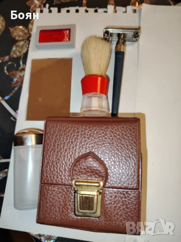 Комплект ретро бръсначка, снимка 3 - Антикварни и старинни предмети - 53895975