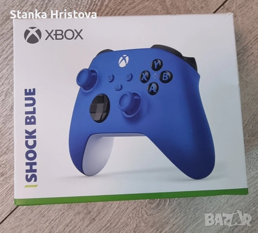 Безжичен контролер за XBOX Shock Blue.