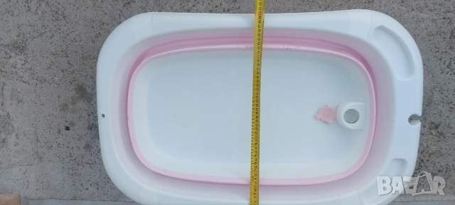 сгъваема детска вана Dolu - розова, снимка 3 - За банята - 52298091