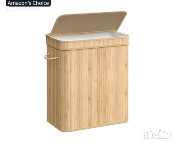 Бамбуков кош за пране SONGMICS