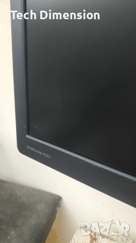 Монитор HP Elitedisplay E222 22" IPS 1080p Displayport,HDMI,Pivot, снимка 4 - Монитори - 54193774