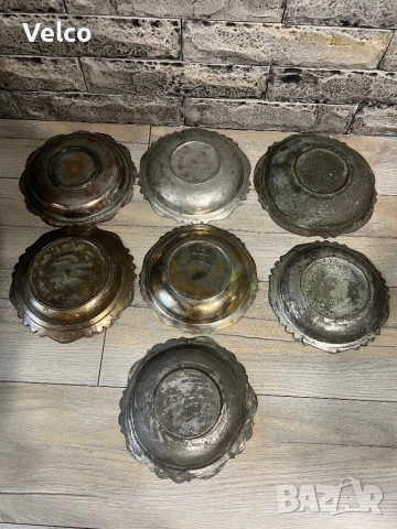 стари медни чинии , снимка 3 - Антикварни и старинни предмети - 53655738