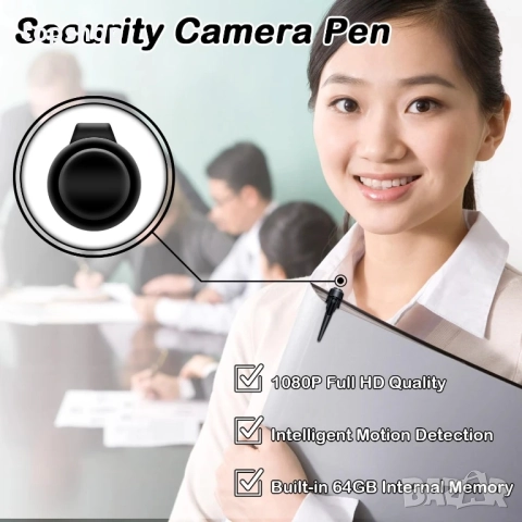 Нова шпионска камера в химикал, марка KEHZKCT 64GB чисто нова СД карта Адата включена в комплекта..., снимка 3 - Аналогови камери - 51636427