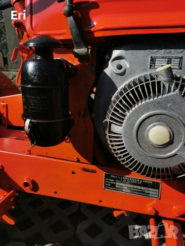 Мини трактор Hako 1963 г. – двигател JLO L252L, работещ, с ремарке и документи, снимка 5 - Селскостопанска техника - 53663810