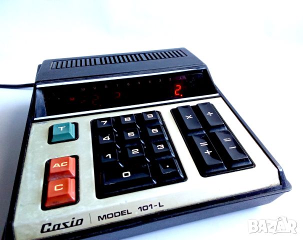 настолен калкулатор Casio Модел 101-l - 1973г, снимка 5 - Антикварни и старинни предмети - 45486137