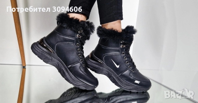 Нови модели дамски боти с пух, снимка 4 - Дамски боти - 52426902