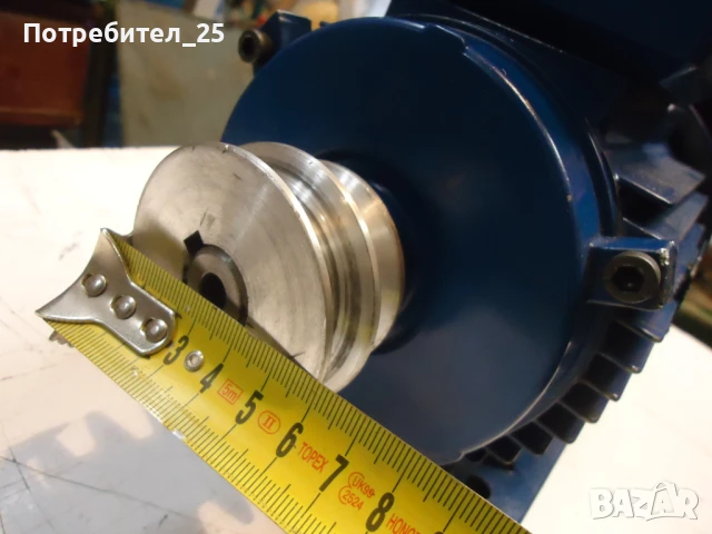 Трифазен ел.мотор 0,55кв - 1400 об/мин., снимка 6 - Електродвигатели - 50588299