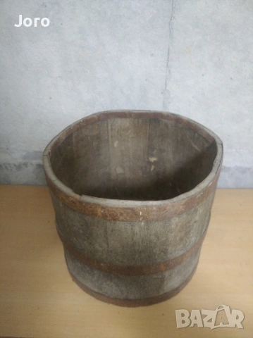 страо дървено ведро, снимка 4 - Антикварни и старинни предмети - 53605652
