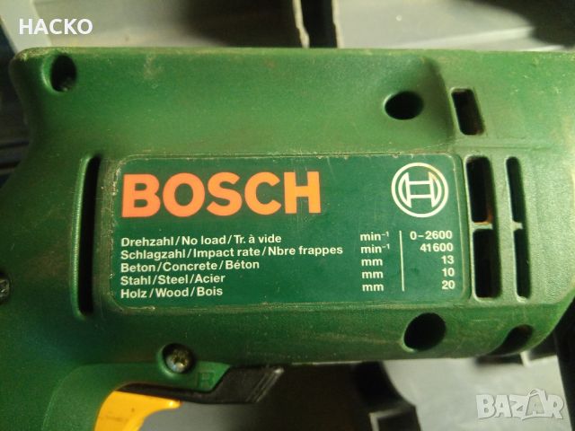 Ударна Бормашина BOSCH PSB 500 R Швейцария, снимка 7 - Бормашини - 46544956