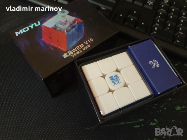 Рубик куб за скоростно нареждане MoYu WRM V10 3x3x3 55.5мм Magnetic - Stickerless