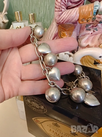  Масивна сребърна гривна  разпродажба , снимка 2 - Гривни - 19375086