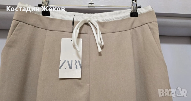 Нов със етикет. Дамски панталон . ZARA. , снимка 3 - Панталони - 52501174