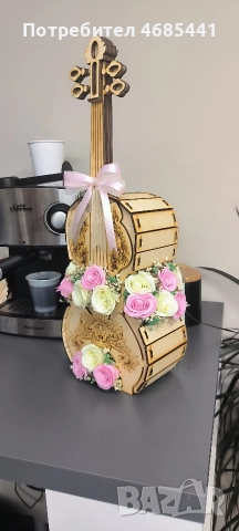Подаръчна Цигулка, снимка 2 - Декорация за дома - 52822042