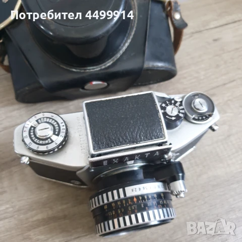 Фотоапарат Exakta_vx1000 с обектив Carl Zeiss Jena Tessar, снимка 3 - Антикварни и старинни предмети - 51325794