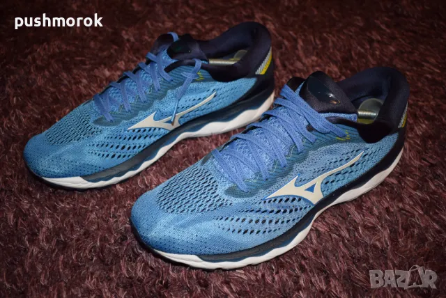 MIZUNO Wave Sky 3 – размер 45, снимка 5 - Маратонки - 47248668