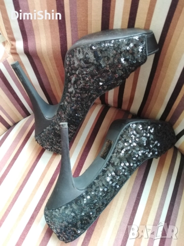 Елегантни обувки с висок ток Мегияс, снимка 3 - Дамски обувки на ток - 52533491