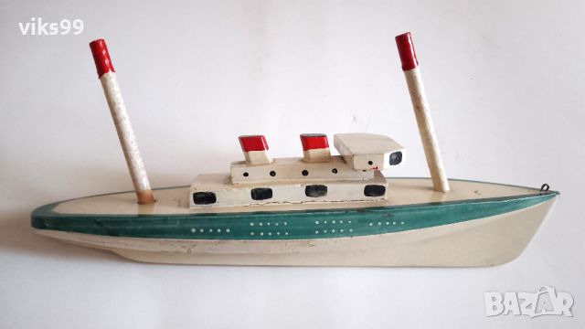 Старо дървено българско корабче, снимка 4 - Антикварни и старинни предмети - 46452789