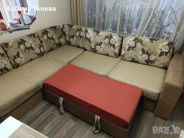 Ъглов диван, снимка 7 - Дивани и мека мебел - 53219657