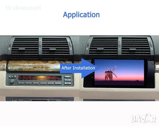 Мултимедия Android CarPlay за BMW X5 E53 1999–2006 Камера за заден ход, снимка 7 - Аксесоари и консумативи - 50704381