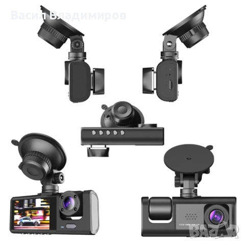 A1420 Видеорегистратор с 3-канална камера, снимка 5 - Аксесоари и консумативи - 51041225