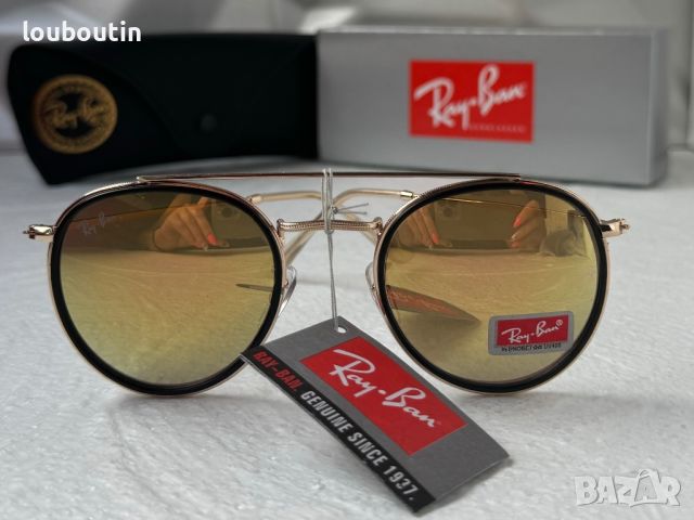 Ray-Ban RB3647 Рей Бан дамски слънчеви очила,мъжки,унисекс,огледални, снимка 2 - Слънчеви и диоптрични очила - 45586059