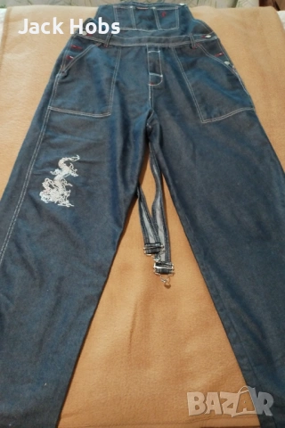 Дънков мъжки гащеризон , снимка 2 - Дънки - 53773596