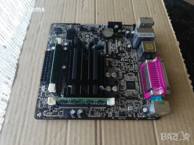 Дънна платка ASRock Q1900B-ITX Socket BGA1170 CPU+FAN+RAM, снимка 9 - Дънни платки - 45252315