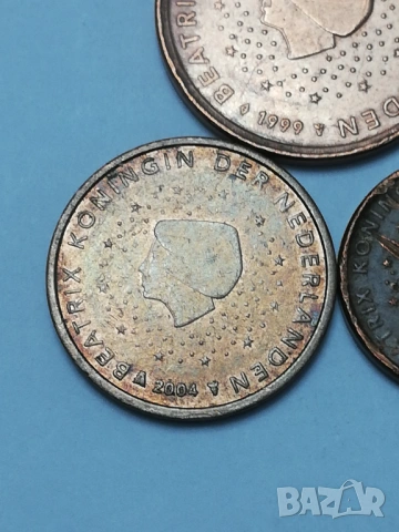 лот 1,2 и 5 евро-цента Холандия, снимка 2 - Нумизматика и бонистика - 53935782
