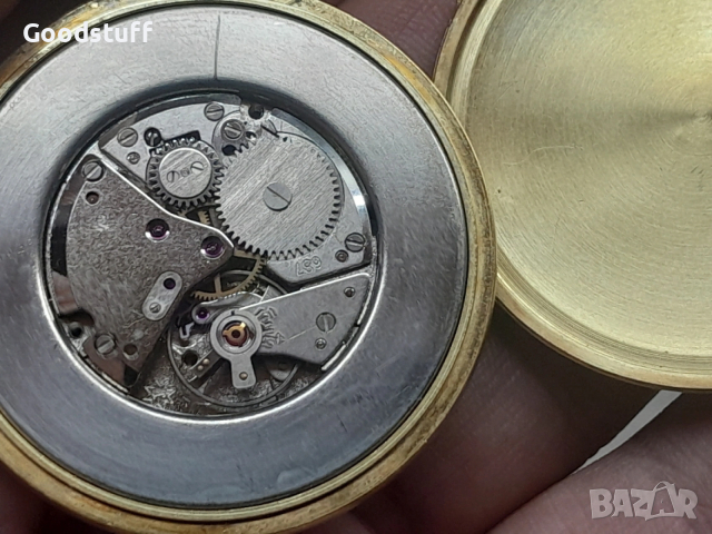 Джобен часовник Junghans "Astra",Юнгханс,17jewels,за ремонт , снимка 3 - Антикварни и старинни предмети - 53427528