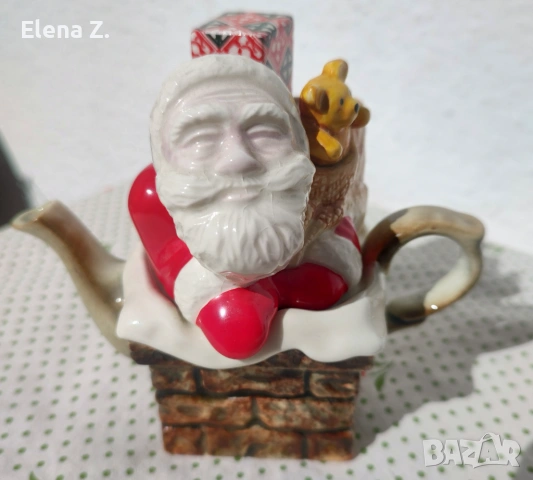 Винтидж чайник Дядо Коледа Paul Cardew, снимка 2 - Декорация за дома - 53808322