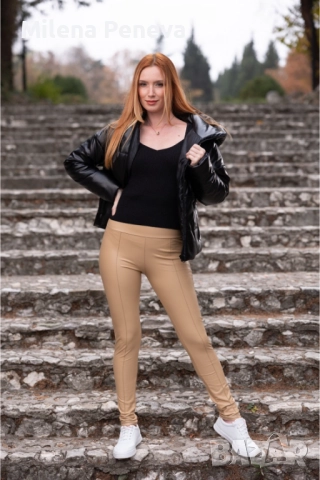 Ватиран кожен клин, снимка 8 - Клинове - 52357918