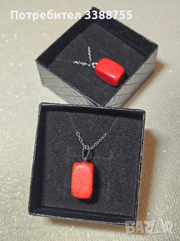 Ръчно изрботени сребърни колиета с естествени камъни, снимка 7 - Колиета, медальони, синджири - 53644827