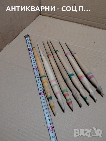 Комплект Соц Стари Вретена За Прежда. НОМЕР 1653., снимка 8 - Антикварни и старинни предмети - 54072797